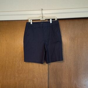 Summer's Coming Navy Cotton Blend Shorts